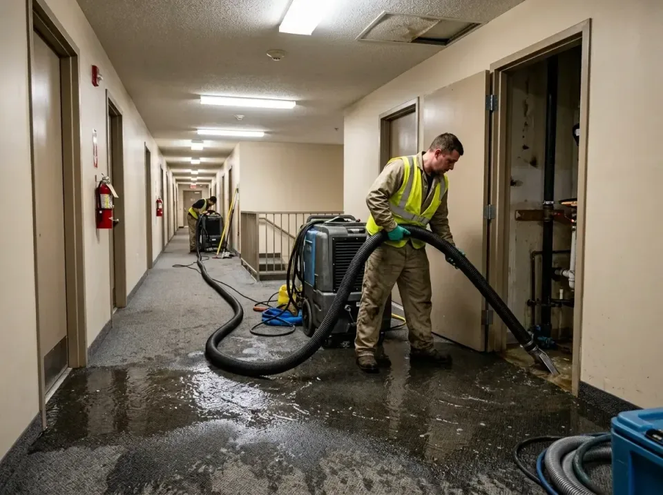 multi-unit-apartment-hallway-f-005 — frequently asked questions, Emergency Burst Pipe Water Extraction & Removal in Azusa, CA